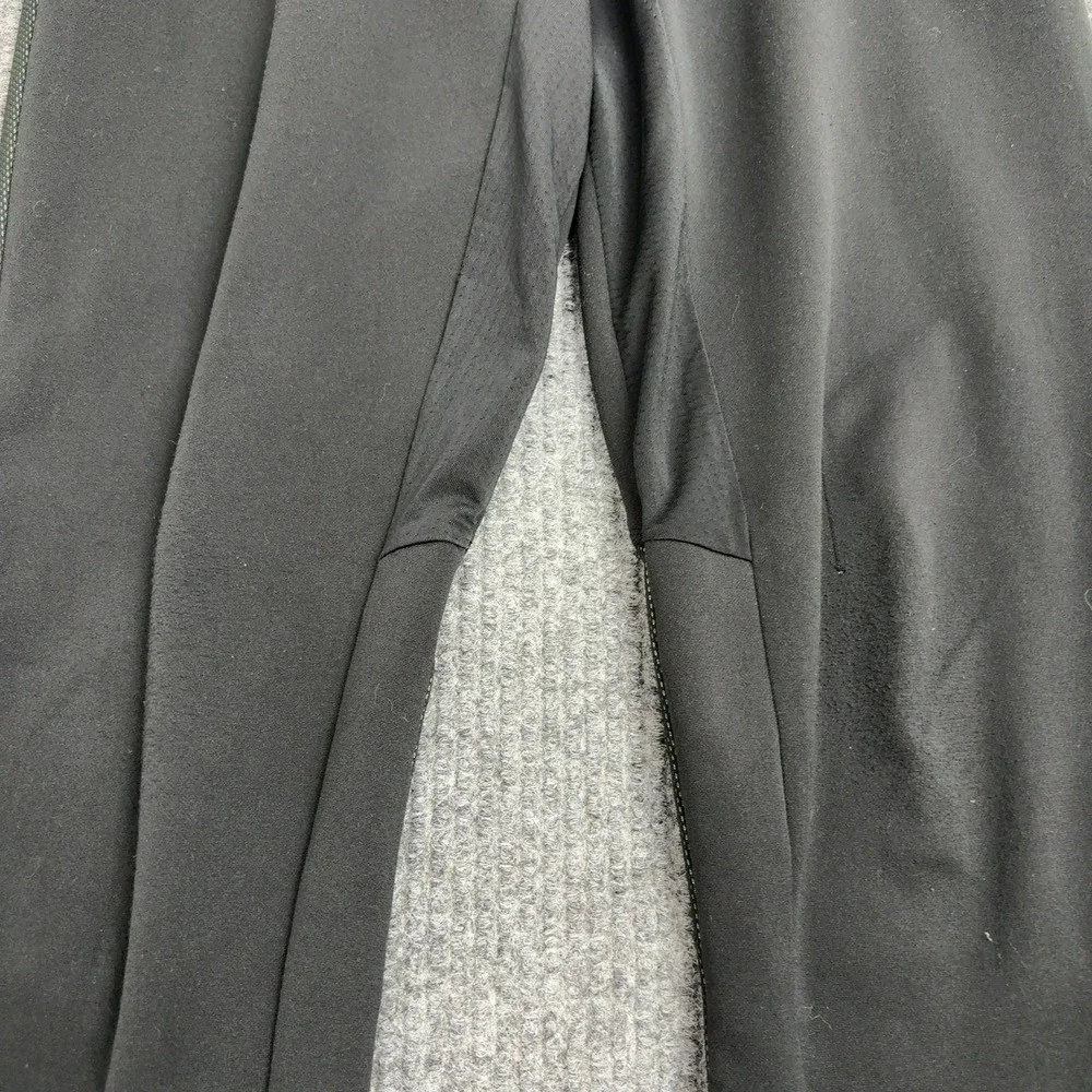 Adidas Pants Boys L Black Polyester Aeroready Ankle Zip Soccer Track Pants